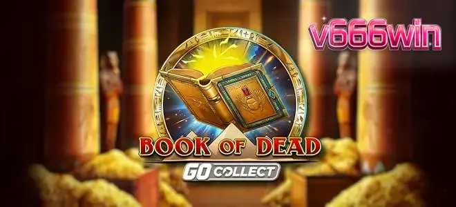 Cenário de templo antigo com moedas de ouro e elementos de aventura do jogo Book of Dead GO Collect